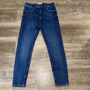 Zara High Rise Women’s Skinny Jeans - Dark Blue